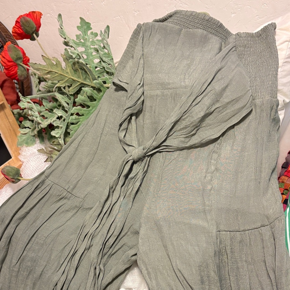 Elegant Olive Green Women's Jumpsuit